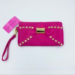 Betsey Johnson Fuchsia Wristlet - BNWT
